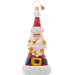 Santas^Christopher Radko Cr, Spangled Santa, 1021344, Radko