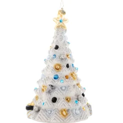Nutcrackers/Smokers^Christopher Radko Cr, Sparkling Winter Spruce, 1021645, Radko