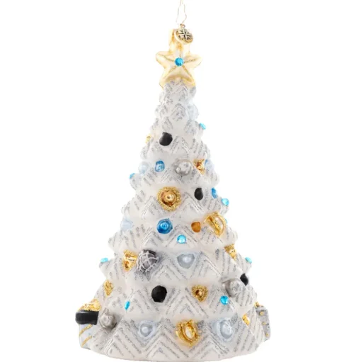 Nutcrackers/Smokers^Christopher Radko Cr, Sparkling Winter Spruce, 1021645, Radko