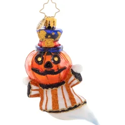 Halloween/Witches^Christopher Radko Cr, Spooky Smiles Jack-O-Lantern, 1021594, Radko