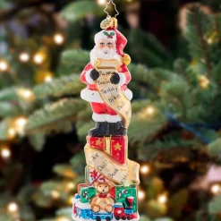 Santas^Christopher Radko Cr, Stacked Up Santa, 1021518, Radko