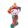 Glass^Christopher Radko Cr, Stocking Stuffer, 1021381, Radko