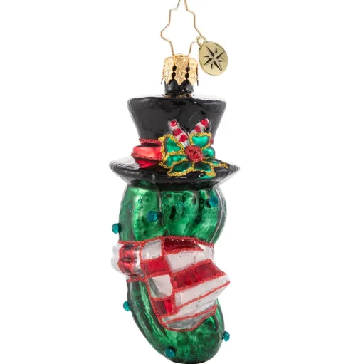 Glass^Christopher Radko Cr, The Christmas Pickle, Gem, 1020657,