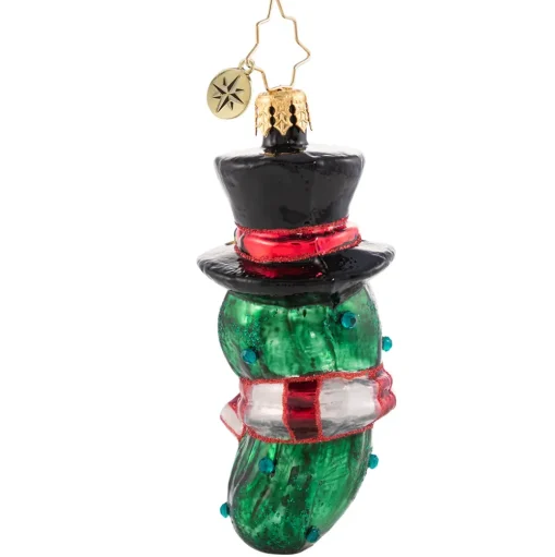 Glass^Christopher Radko Cr, The Christmas Pickle, Gem, 1020657,