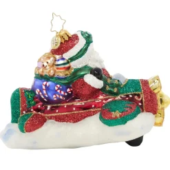 Santas^Christopher Radko Cr, This Year Is Flying By, 1021707, Radko