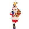 Santas^Christopher Radko Cr, Traversing By Toy Truck, 1020712,