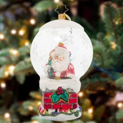 Santas^Christopher Radko Cr, Up On The Housetop, 1021540, Radko