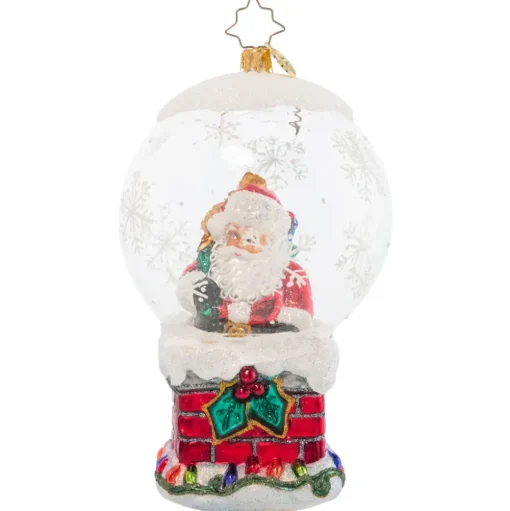 Santas^Christopher Radko Cr, Up On The Housetop, 1021540, Radko