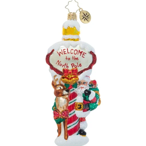 Christopher Radko Cr, Welcome Home Santa, 1021285, New