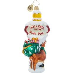 Christopher Radko Cr, Welcome Home Santa, 1021285, New