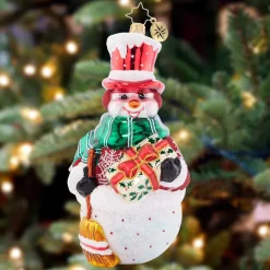 Christopher Radko^Christopher Radko Cr, Winter Wonderland Snowman, 1021489, Radko