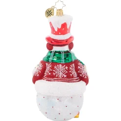 Christopher Radko^Christopher Radko Cr, Winter Wonderland Snowman, 1021489, Radko