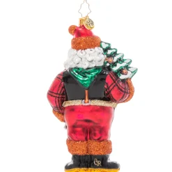 Christopher Radko^Christopher Radko Cr, Winter Woodsman Santa, 1021308, Radko