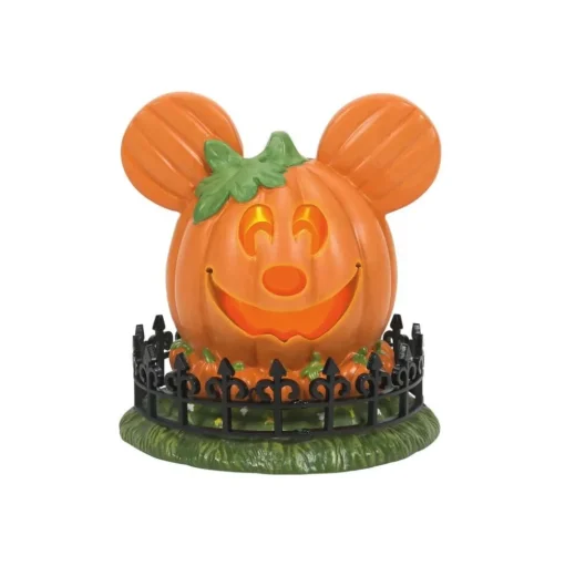 Department 56 Disney, Mickey's Town Center Pumpkin, 6007731, Disney Village Clearance