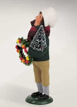 Byers Choice Carolers^Byers Choice Evergreen Boy, , 4494