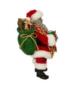 Clothtique/Fabriche Santas^Kurt S Adler Fabriche™, African American Santa, Fa0173,