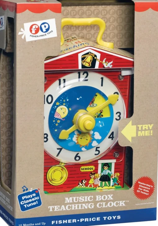 Glass^SCHylling Fisher Price, Classic Teaching Clock, 1698