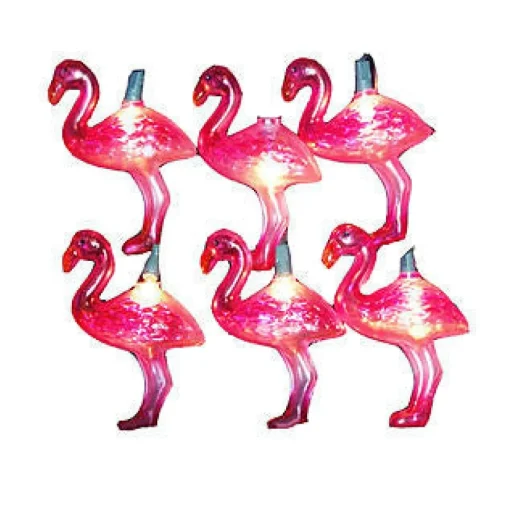 Kurt S Adler Flamingo Novelty Light Set 10/ Light Plastic Discount