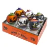 Halloween General^Christopher Radko Halloween 6 Piece Signature Flocked Ombre