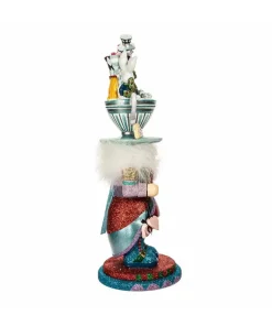 Nutcrackers/Smokers^Kurt S Adler Hollywood Aiw Nutcrackers™ Alice Teacup Hat Nutcracker, Ha0622, Kurt Adler