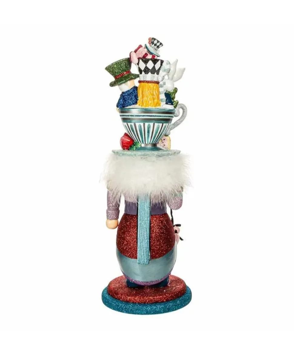 Kurt S Adler Hollywood Aiw Nutcrackers™ Alice Teacup Hat Nutcracker, Ha0622, Kurt Adler Fashion