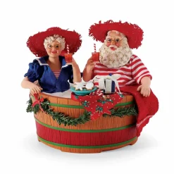 Clothtique/Fabriche Santas^Department 56 Hot Tub Party, 6008564, Possible Dreams