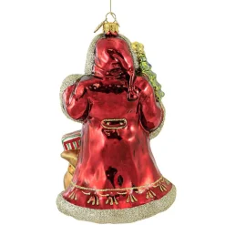 Huras Family Huras, 2021 Santa With Tree Glass Ornament Dated Lantern, S494 Discount