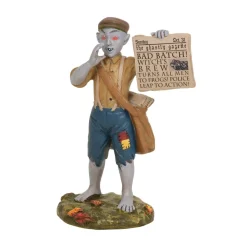 Department 56 Hv, Bad News Paperboy, 6003229, Halloween Village Shop