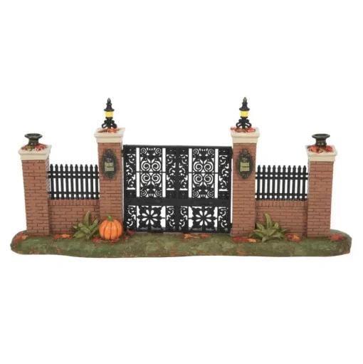 Halloween General^Department 56 Hv, Haunted Mansion Gate, 6010468. Halloween Village