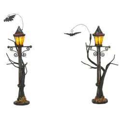 Department 56 Hv, Haunted Street Lights. 6003302, Halloween Village Shop