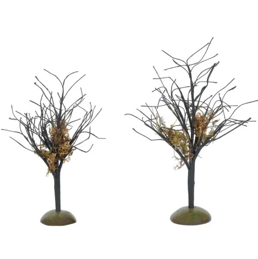Halloween General^Department 56 Hv, Midnight Moss Trees, 6005573, Halloween Village