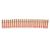 Halloween General^Department 56 Hv, Pumpkin Orange Glitter Fence, 6007703, Halloween Village