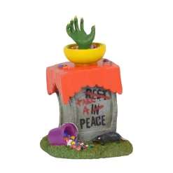 Resin^Department 56 Hv, Tricky Treat Hand In Bowl, 6000666, Halloween Village