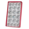 Glass^Kurt S Adler Iridescent Glass Ball Ornaments, 20-Piece Box Set, J0316, Kurt Adler