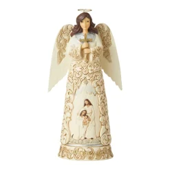Enesco Jim Shore, Holiday Lustre Nativity Angel, 6006612, Heartwood Creek Fashion