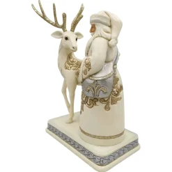 Enesco Jim Shore, Holiday Lustre Santa/Reindeer, 6006615, Heartwood Creek Store