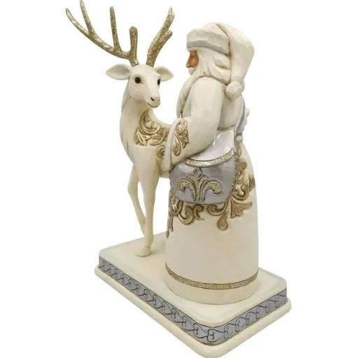 Enesco Jim Shore, Holiday Lustre Santa/Reindeer, 6006615, Heartwood Creek Store