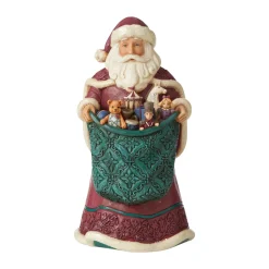 Resin^Enesco Jim Shore, Victorian Snowman With Toy Bag, 6006595, Heartwood Creek