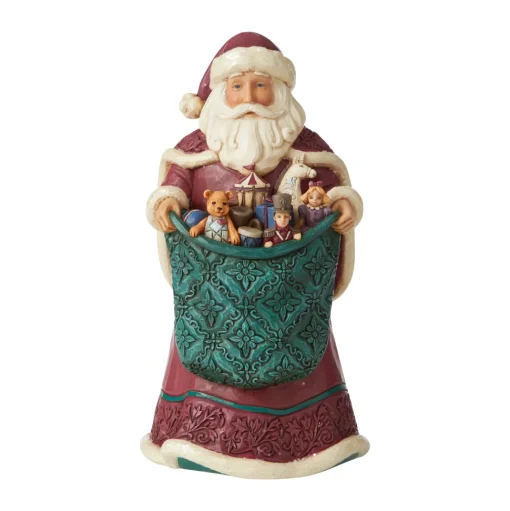 Resin^Enesco Jim Shore, Victorian Snowman With Toy Bag, 6006595, Heartwood Creek