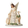 Enesco Jim Shore, White Woodland Angel/Friends, 6006581, Heartwood Creek Outlet
