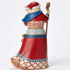 Enesco Lapland Santa W/Red Reindeer Discount