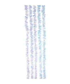 Kurt S Adler 100-Light Silver Iridescent Tinsel Cascade Cool White Light Set, Ad1001Scw, Kurt Adler Discount