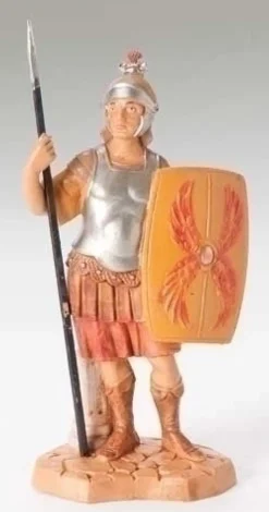 Fontanini Marcus Soldier W/Shield, 5", , 75509 Store
