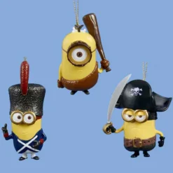 Resin^Kurt S Adler Minions 3 Asst, De2154