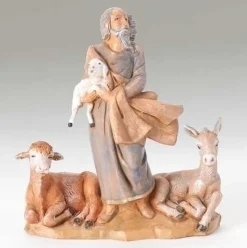 Fontanini Nathaniel W/Animals 5", , 72694 Flash Sale