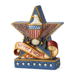 Enesco Never Forget Eagle Star, Mini, 6003977, Jim Shore Fashion