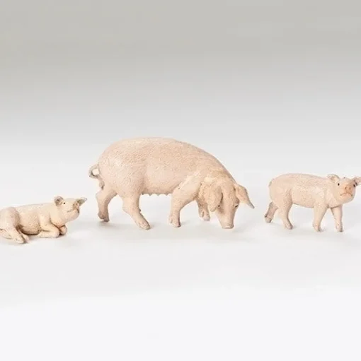 Fontanini Pig Family Nativity 3Pc St 5", , 54081 Cheap