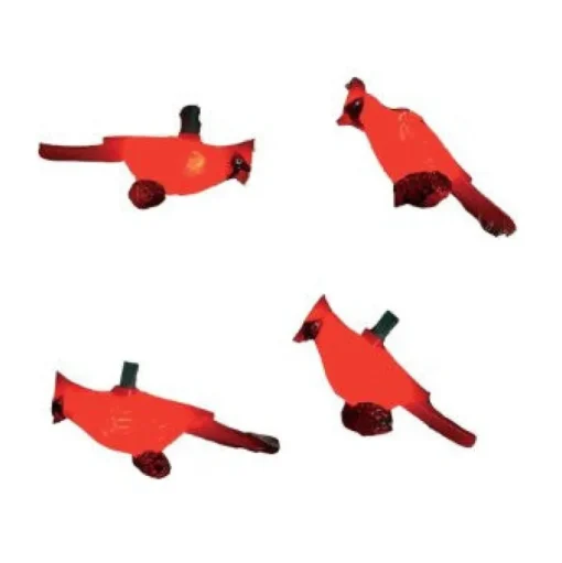 Kurt S Adler Red Cardinal Novelty Light Set 10/ Light Plastic, Ul0676 Outlet
