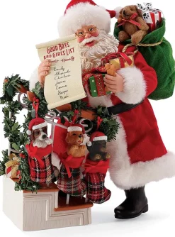 Santas^Department 56 Santa And His Pets Puppy Stockings, 6008219, Possible Dreams