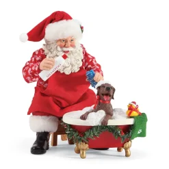 Santas^Department 56 Santa And His Pets Splish Splash, 6003436, Possible Dreams